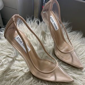New Steve Madden clear pumps size 6.5